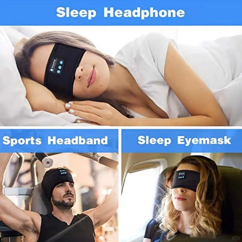 Bluetooth Headband Sleep Mask, Music Listening, Sports, Running, Yoga